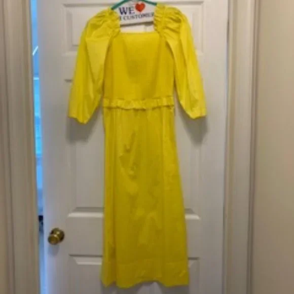 Tabitha smocked dress in Citron by Sea New York--Size 2. - Picture 5 of 7